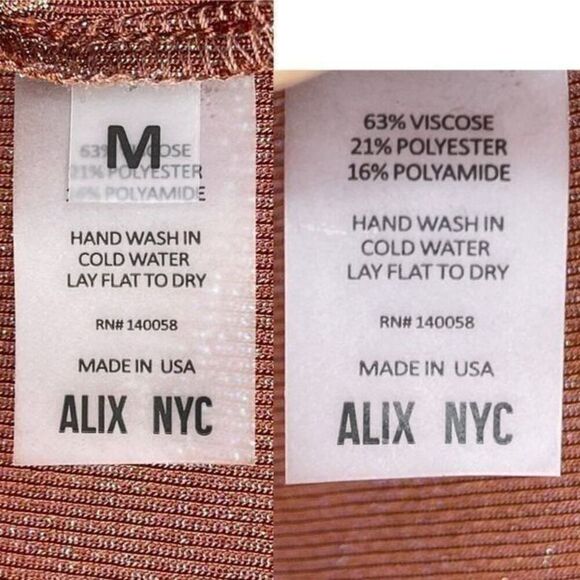 ALIX NYC Shiloh Halter Dress in Iridescent Copper medium - Picture 12 of 12